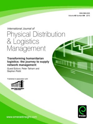 cover image of International Journal of Physical Distribution & Logistics Management, Volume 40, Issue 8 & 9